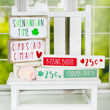 Load image into Gallery viewer, Reversible Clover Patch /Kissing Booth Sign