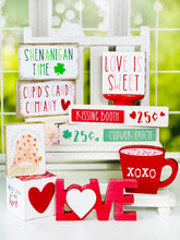 Load image into Gallery viewer, Reversible Clover Patch /Kissing Booth Sign