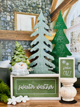 Load image into Gallery viewer, Snowy Tree Hat LED Snowman