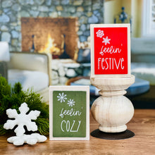 Load image into Gallery viewer, Christmas & Winter Reversible Sign