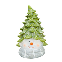 Load image into Gallery viewer, Snowy Tree Hat LED Snowman