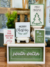 Load image into Gallery viewer, Christmas & Winter Reversible Sign