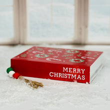 Load image into Gallery viewer, Merry Christmas Wood Faux Book