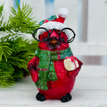 Load image into Gallery viewer, Christmas Cardinal With Glasses