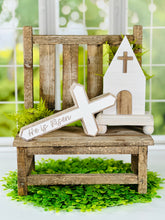 Load image into Gallery viewer, White 3D Church Cutout