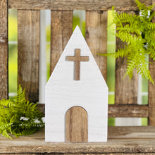 Load image into Gallery viewer, White 3D Church Cutout