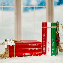 Load image into Gallery viewer, Christmas Faux Book Stacks