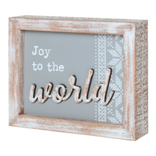 Load image into Gallery viewer, Joy To The World Sign