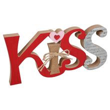 Load image into Gallery viewer, Kiss Valentine Sign