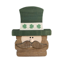 Load image into Gallery viewer, Leprechaun Wood Cutout