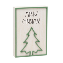 Load image into Gallery viewer, Merry Christmas Laser Cutout Sign