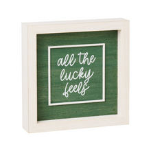 Load image into Gallery viewer, Reversible St Patricks & Valentines Sign