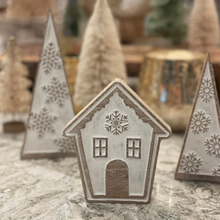Load image into Gallery viewer, Snowflake Wood Cottage