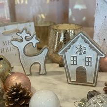 Load image into Gallery viewer, Snowflake Wood Cottage