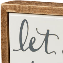 Load image into Gallery viewer, Let It Snow Mini Box Sign