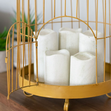 Load image into Gallery viewer, 3" Faux Cement Pillar Candle