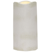 Load image into Gallery viewer, 6" Faux Cement Pillar Candle
