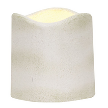 Load image into Gallery viewer, 3" Faux Cement Pillar Candle