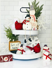 Load image into Gallery viewer, Let It Snow Mini Box Sign