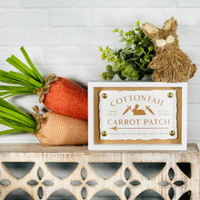 Load image into Gallery viewer, Cottontail Carrot Patch Sign
