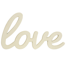 Load image into Gallery viewer, Script Love Sign