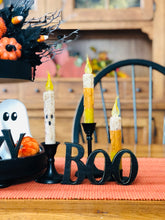 Load image into Gallery viewer, Candy Corn Timer Taper