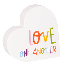 Load image into Gallery viewer, Love One Another Heart Block