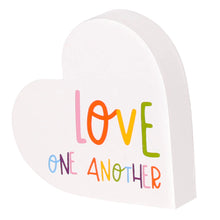 Load image into Gallery viewer, Love One Another Heart Block