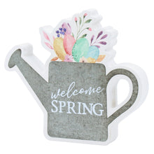 Load image into Gallery viewer, Welcome Spring Watering Can
