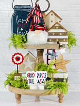 Load image into Gallery viewer, Red, White &amp; Blue USA Pinwheel
