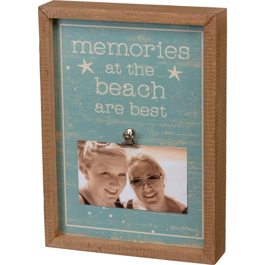 Inset Box Frame - Memories At The Beach