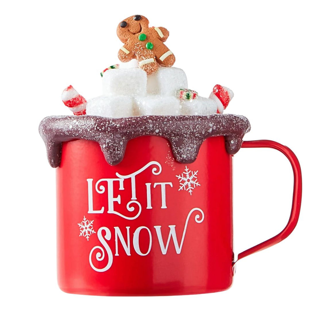 Let It Snow Gingerbread Mug
