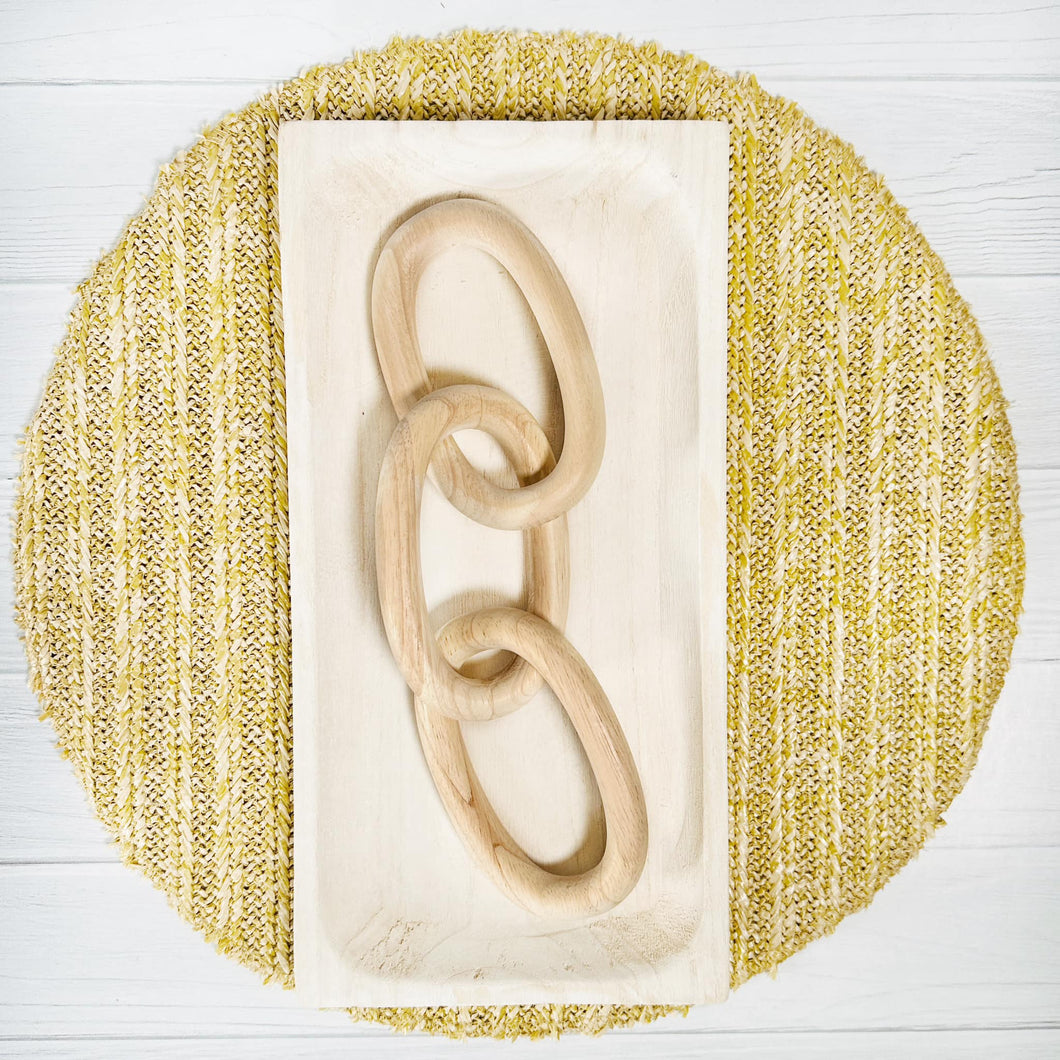 Wood Chain Link