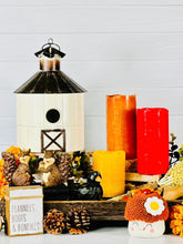 Load image into Gallery viewer, Joyful &amp; Flannels Reversible Fall/Winter Wood Block Sign

