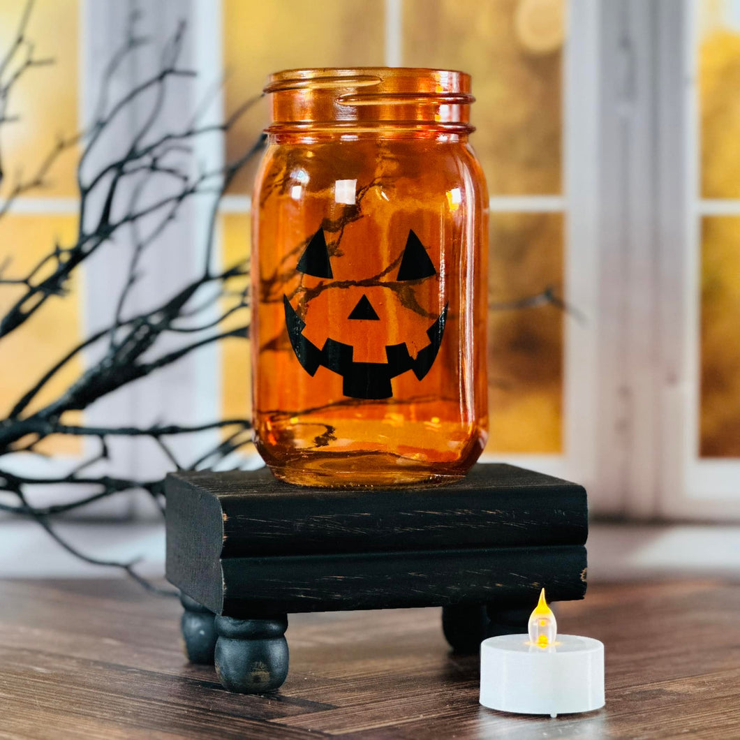 Jack O' Lantern Jar