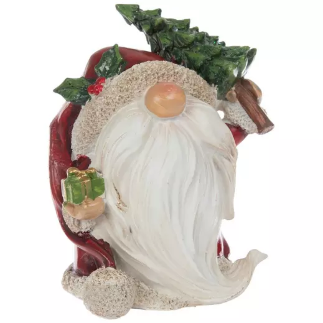 Santa Gnome with Tree