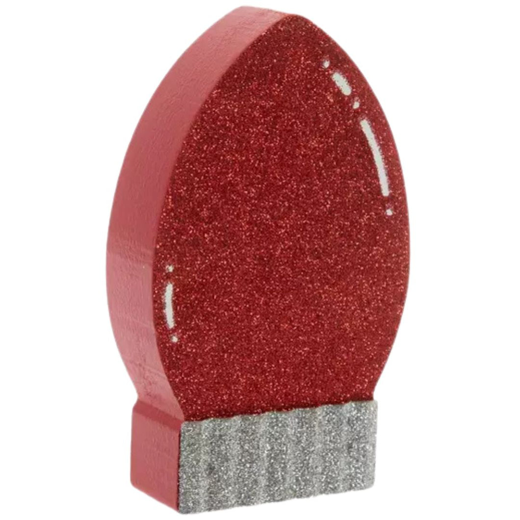 Red Christmas Light Bulb Sitter
