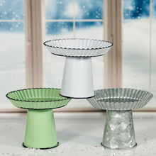 Load image into Gallery viewer, Vintage Tin Candle Risers
