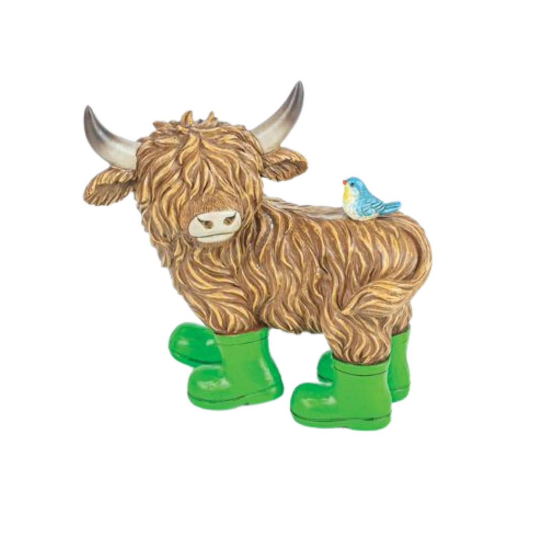 Rain-boots Highland Cows