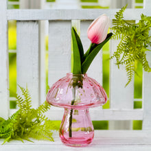 Load image into Gallery viewer, Vintage Glass Mushroom Bud Vases
