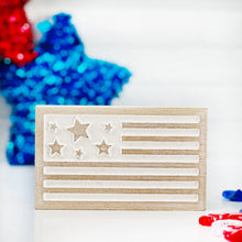 Load image into Gallery viewer, Carved Wood Flag
