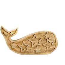 Load image into Gallery viewer, Stars Carved Whale
