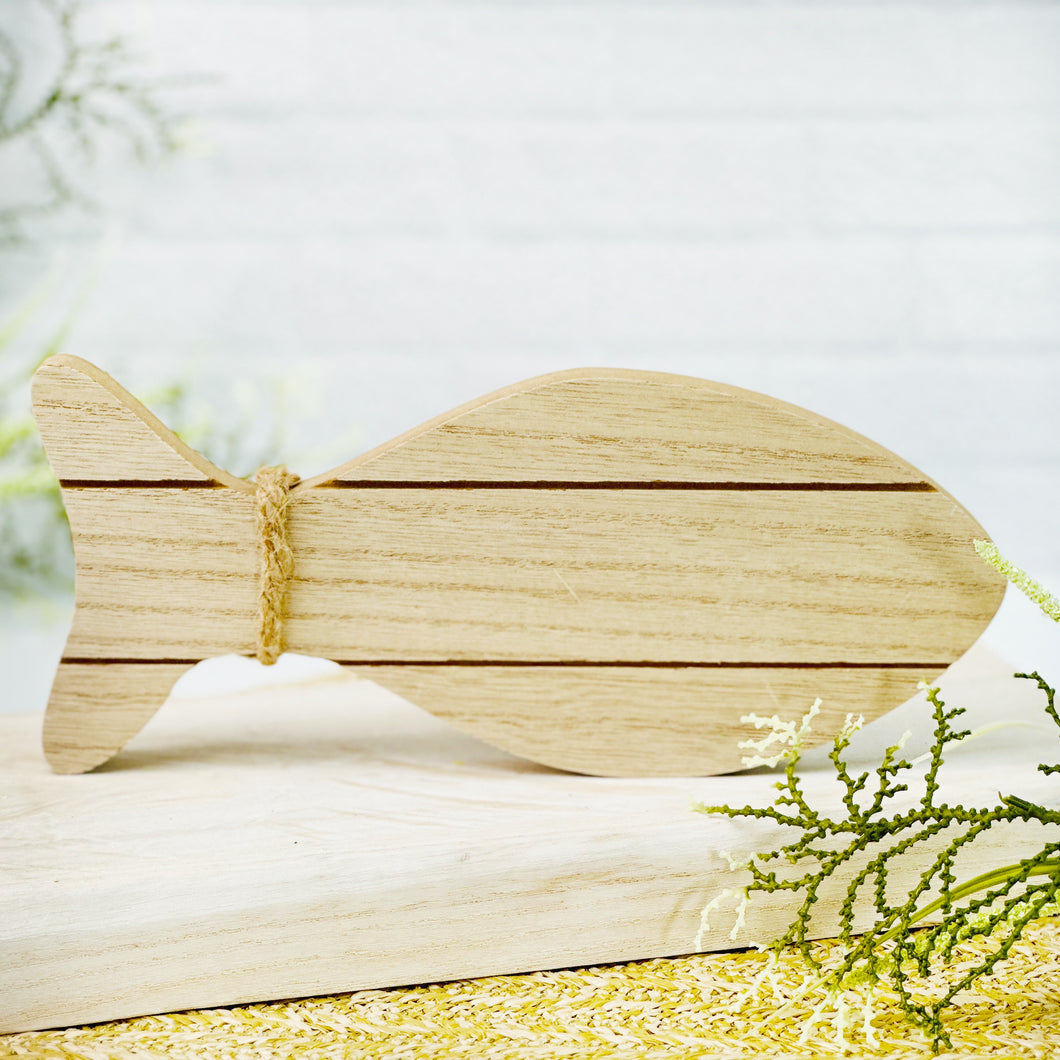 Natural Wood Fish