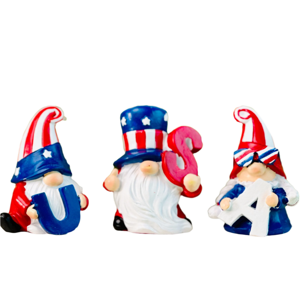 USA Gnomes | Set of 3