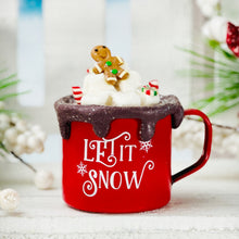 Load image into Gallery viewer, Let It Snow Gingerbread Mug
