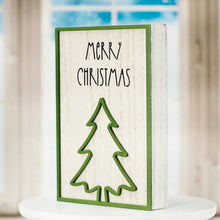 Load image into Gallery viewer, Merry Christmas Laser Cutout Sign
