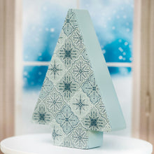 Load image into Gallery viewer, Grey Patterned Wood Tree
