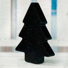Load image into Gallery viewer, Black Glitter Tree Block
