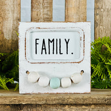 Load image into Gallery viewer, Family Beaded Sign
