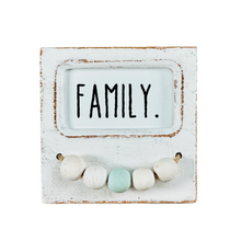 Load image into Gallery viewer, Family Beaded Sign
